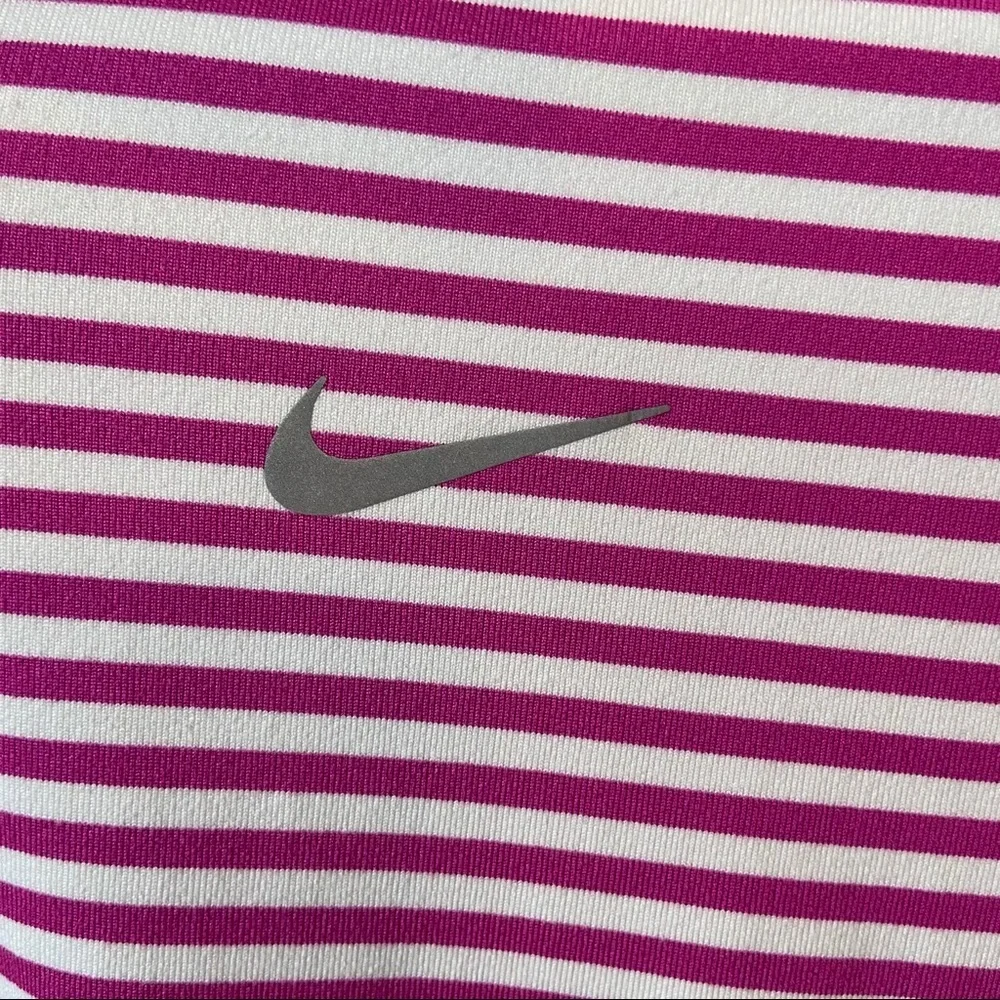 Nike Dri-Fit Striped Quarter ZIP Pullover Jacket. Size Small. EUC - Picture 2 of 8